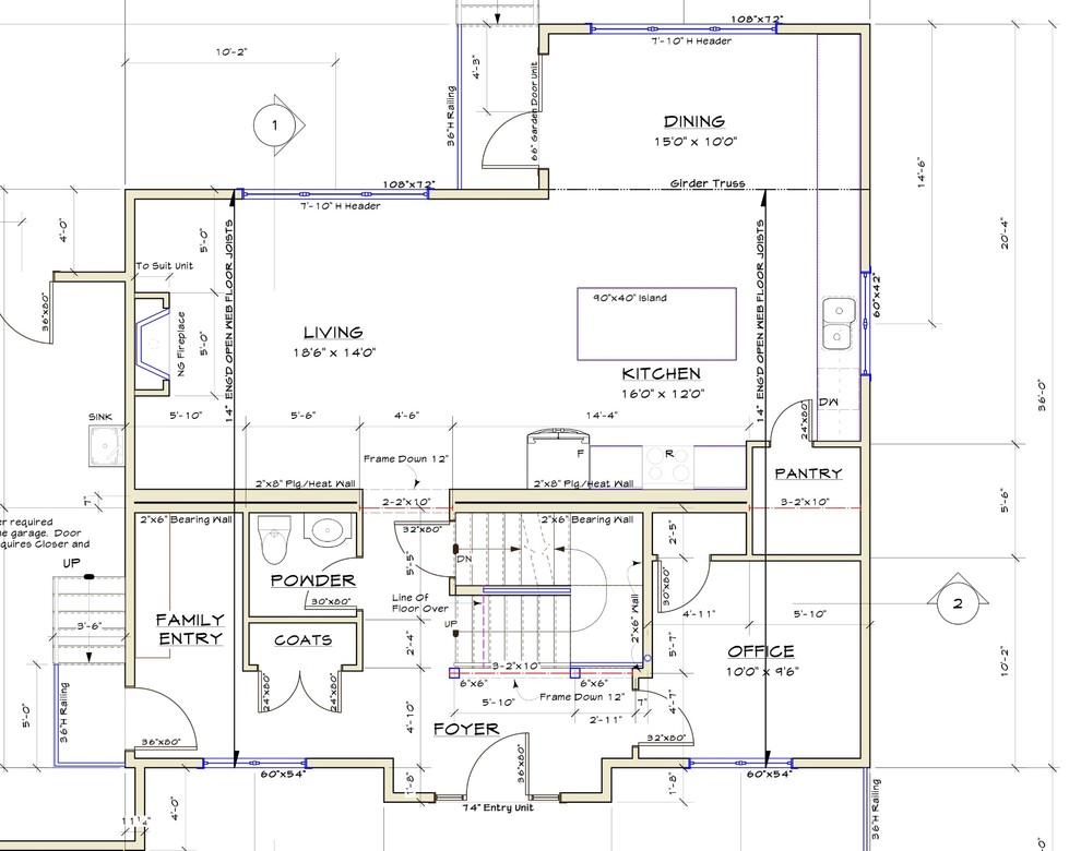 Fridge location in Lshaped kitchen