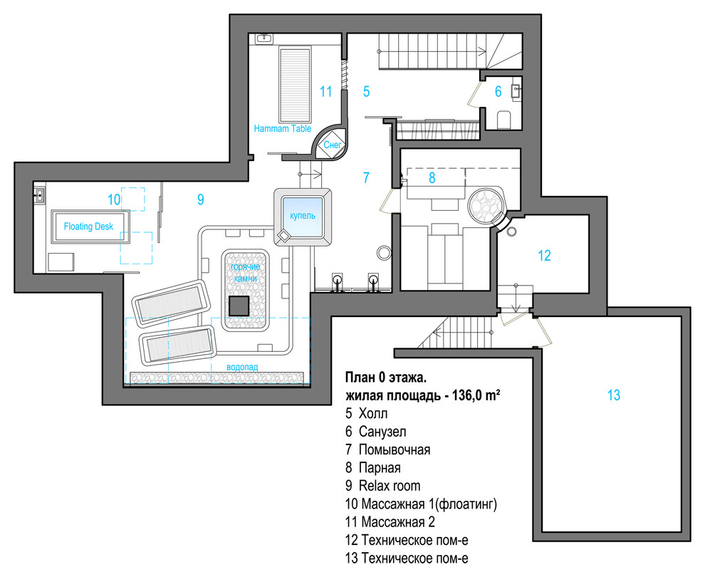 Спа-комплекс в стиле "шале"