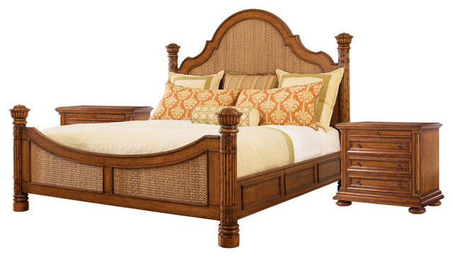 Tommy Bahama Home Island Estate Round Hill 3 Piece Bedroom Set
