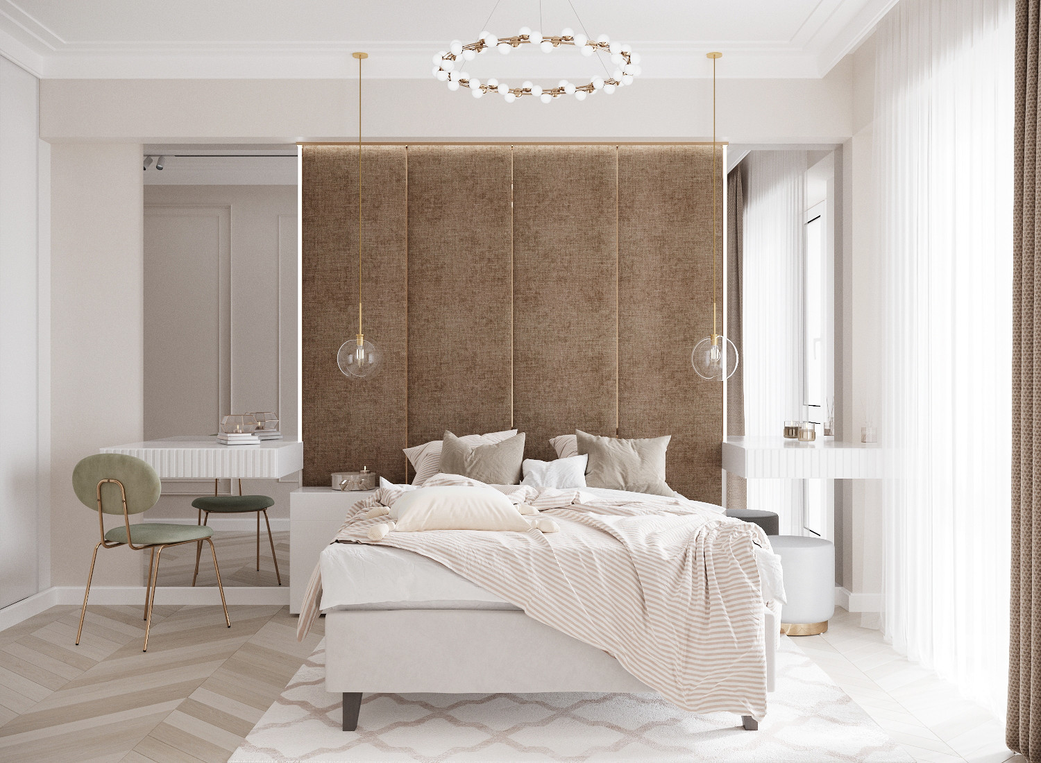 Дизайн-проект трехкомнатной квартиры в современном стиле