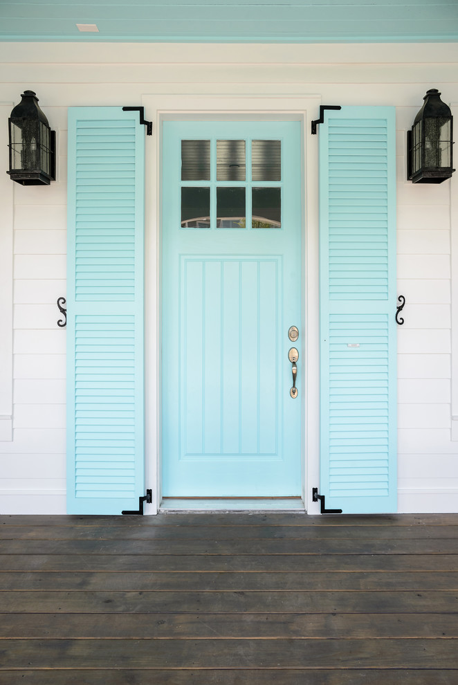Entryway - coastal entryway idea in Jacksonville