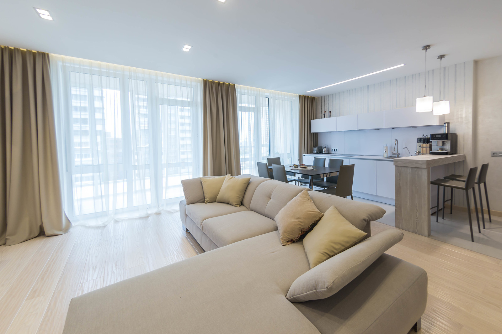 Кухня-гостиная в ЖК "Антарес", Екатеринбург