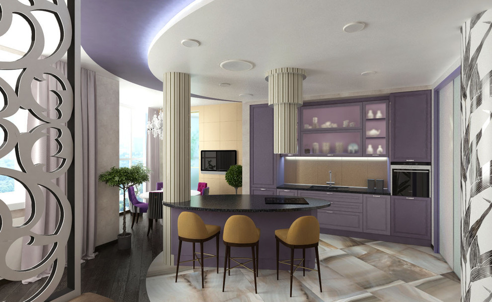 "Космическое Ар Деко". интерьер квартиры