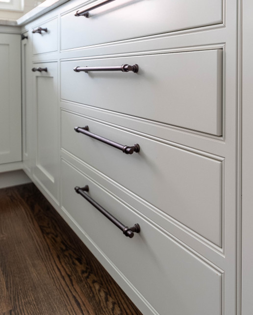 Des Plaines Townhouse transitional-kitchen