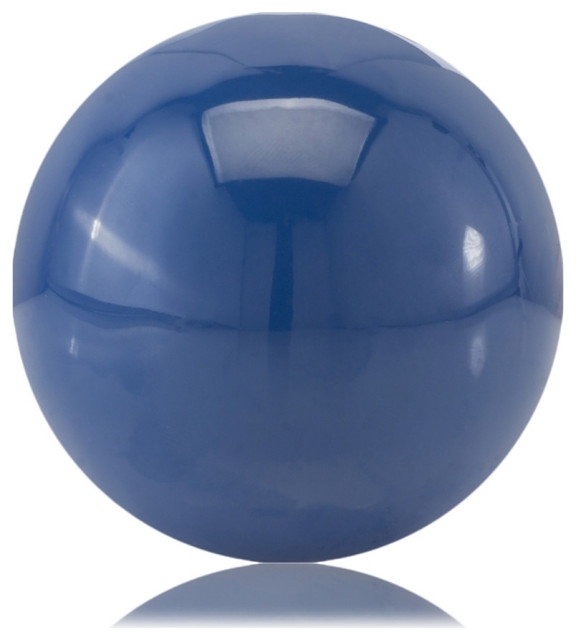 3" X 3" X 3" Classic Blue Ball Sphere Contemporary Decorative