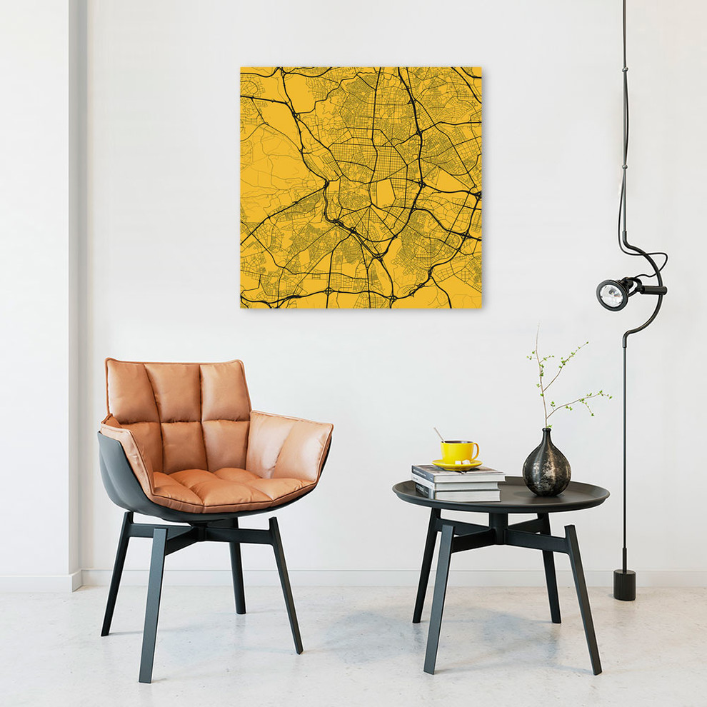 Карты в интерьере