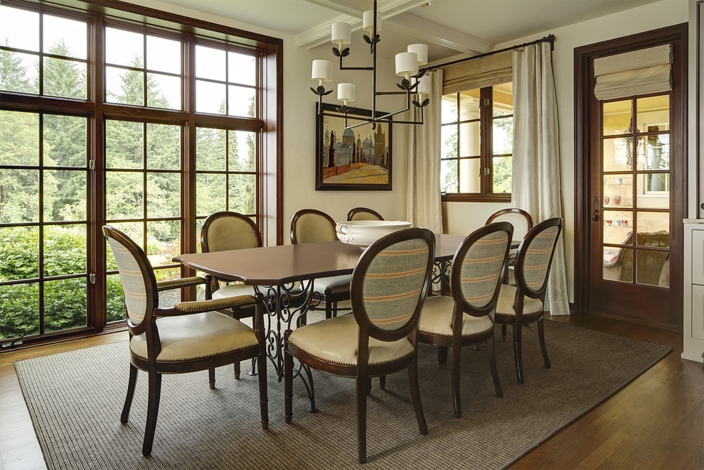 Inspiration for a classic dining room in Portland.