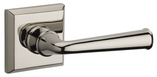 Half Dummy Right Federal Lever/Square Rose, Bright Nickel