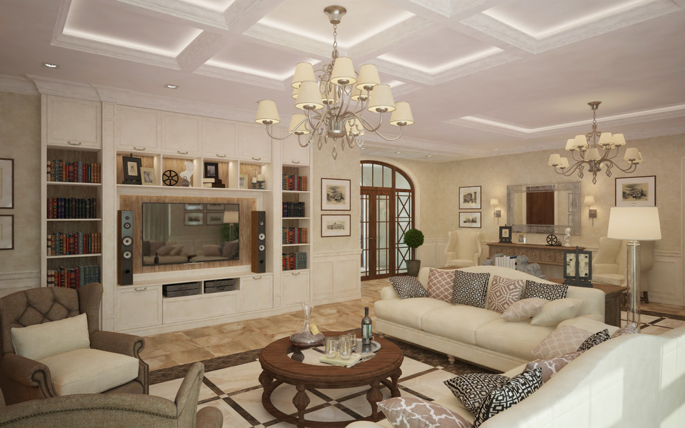 Интерьер особняка в традиционном стиле