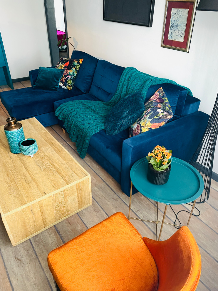 Art Deco inspired living room in Riga, Latvia
