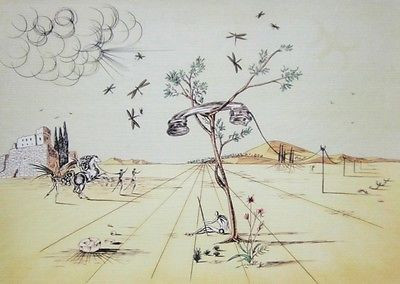 Telephone Limited Edition Offset Lithograph Salvador Dali Telephone Limited Edition Offset Lithograph Salvador Dali