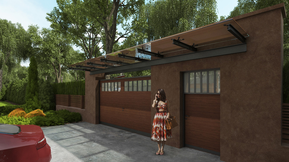 Визуализация навеса