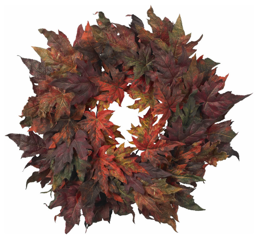 30" Maple Leaf Wreath, Autumn