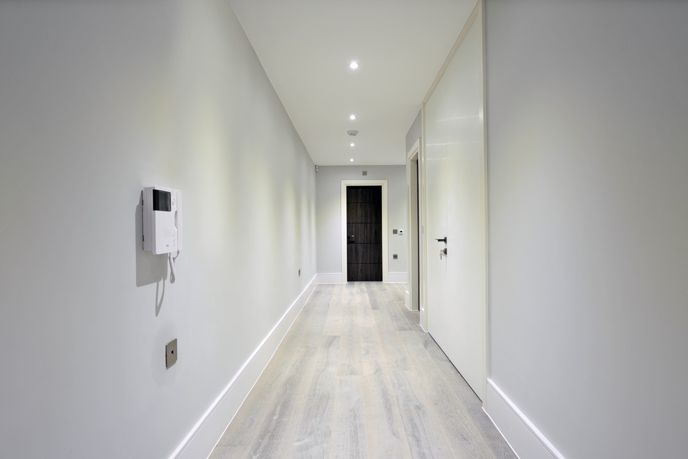Idée de décoration pour un couloir minimaliste.