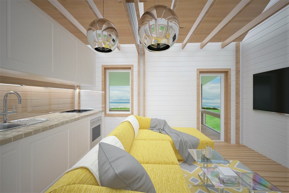 Одноэтажный дачный домик