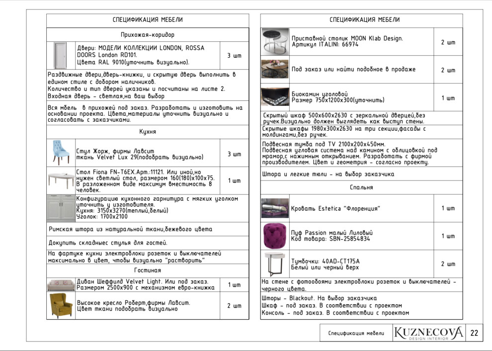 Дизайн проект квартиры 85 кв.м.