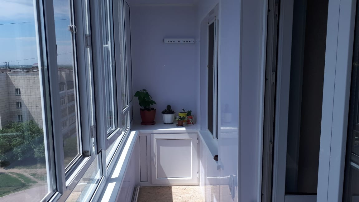 Обшивка балкона