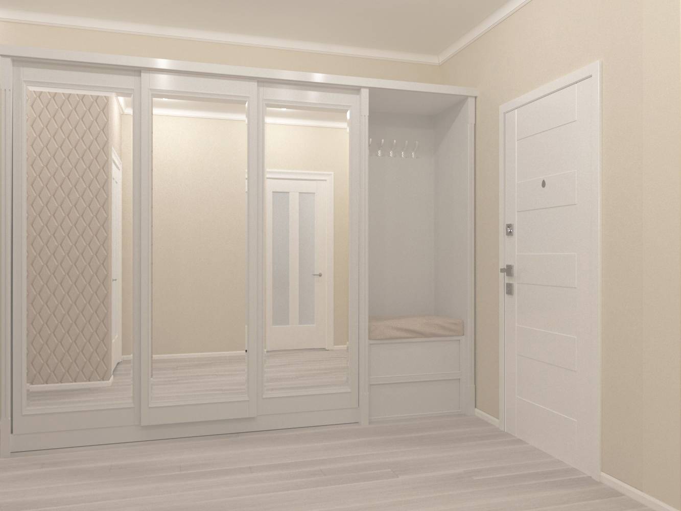 Дизайн 3-х комнатной квартиры в ЖК "Ежи", г.Краснодар