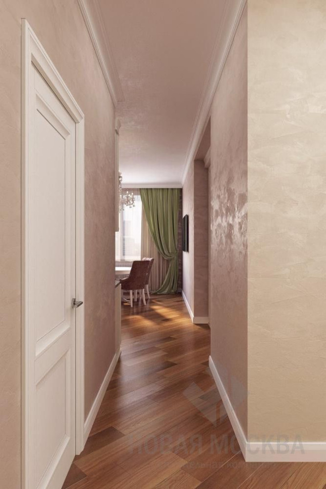 Дизайн-проект трехкомнтатной квартиры 133 кв.м в ЖК «Ломоносовский»