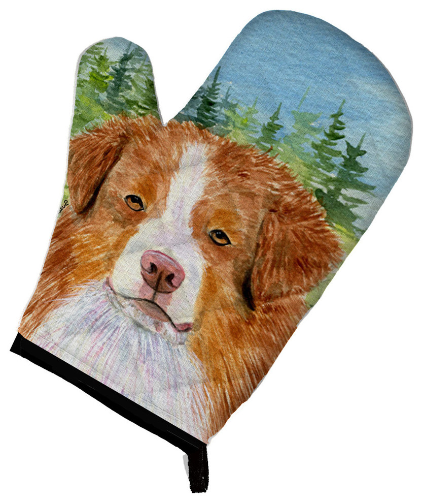 Australian Shepherd Oven Mitt Contemporary Oven Mitts And Pot