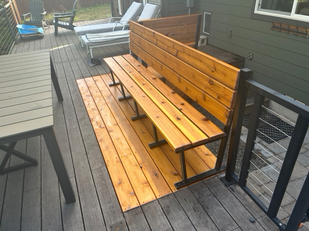 Deck addition after hot tub removal