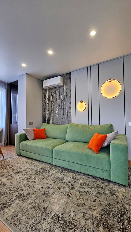 Квартира с цветными акцентами