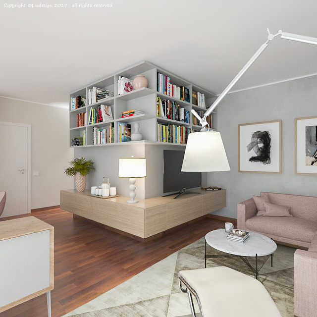 Casa nuova ed uno stile da creare - Progetto in corso contemporary-rendering
