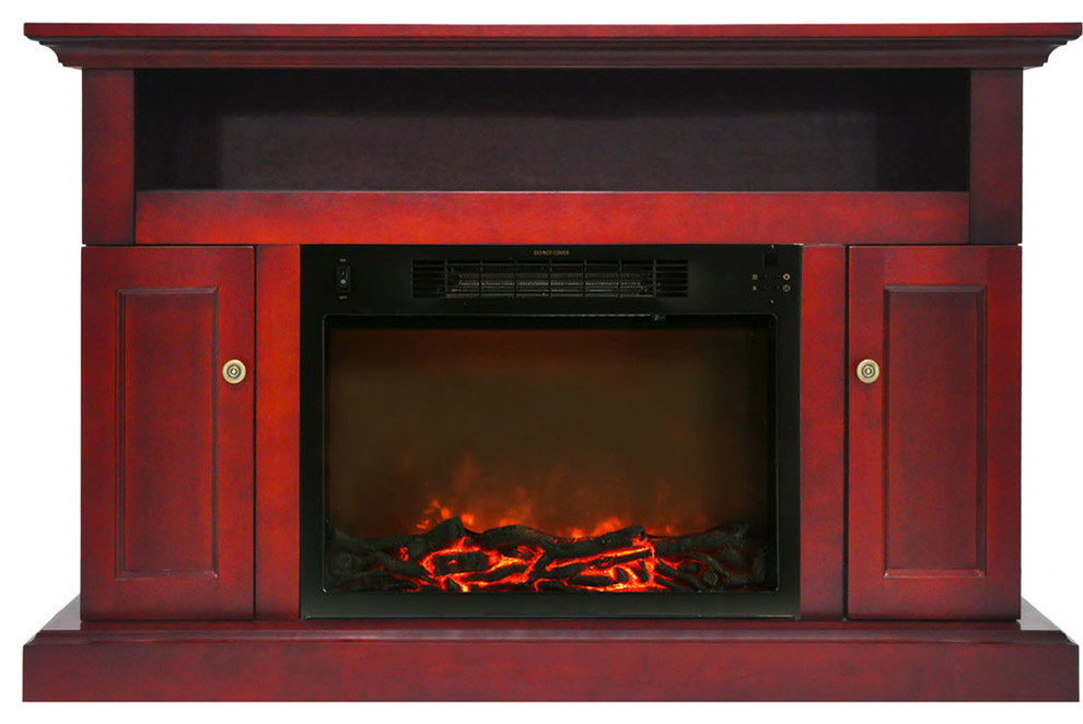 Electric Fireplace 1500w Log Insert 47 Entertainment Stand