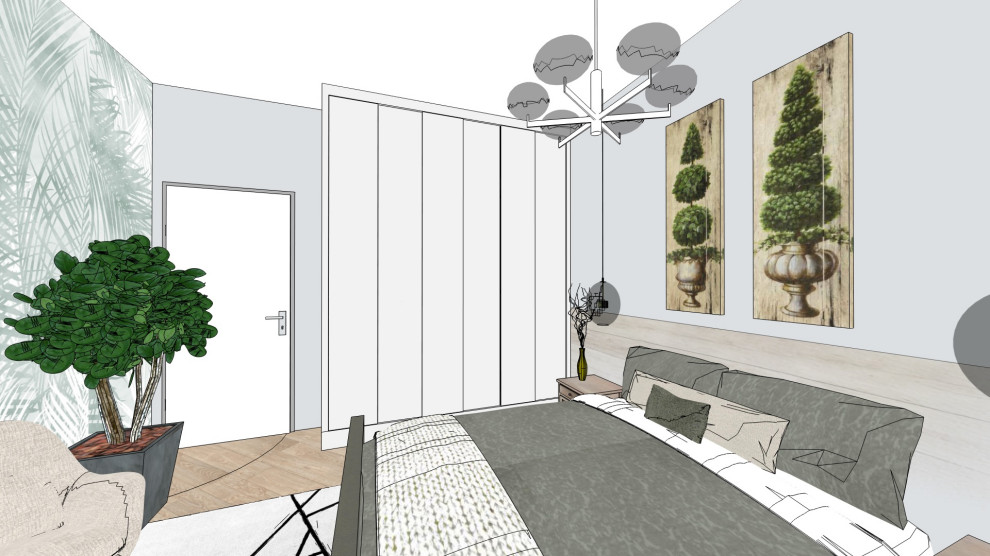 Спальня скетч