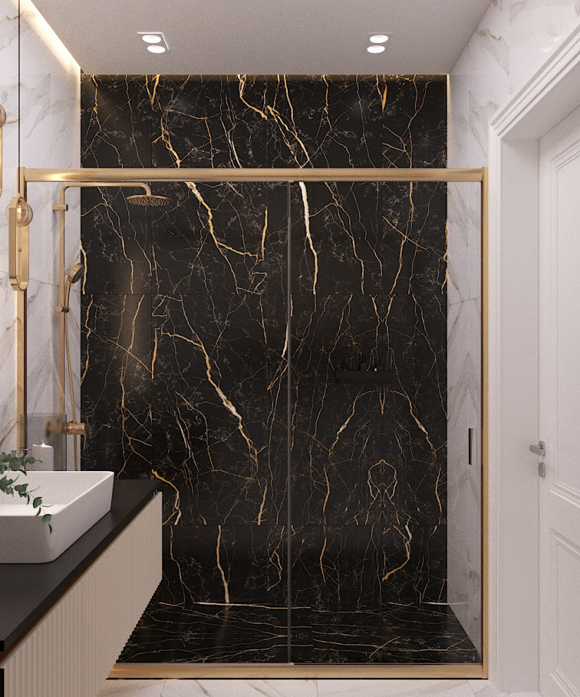 Дизайн проект ванной комнаты