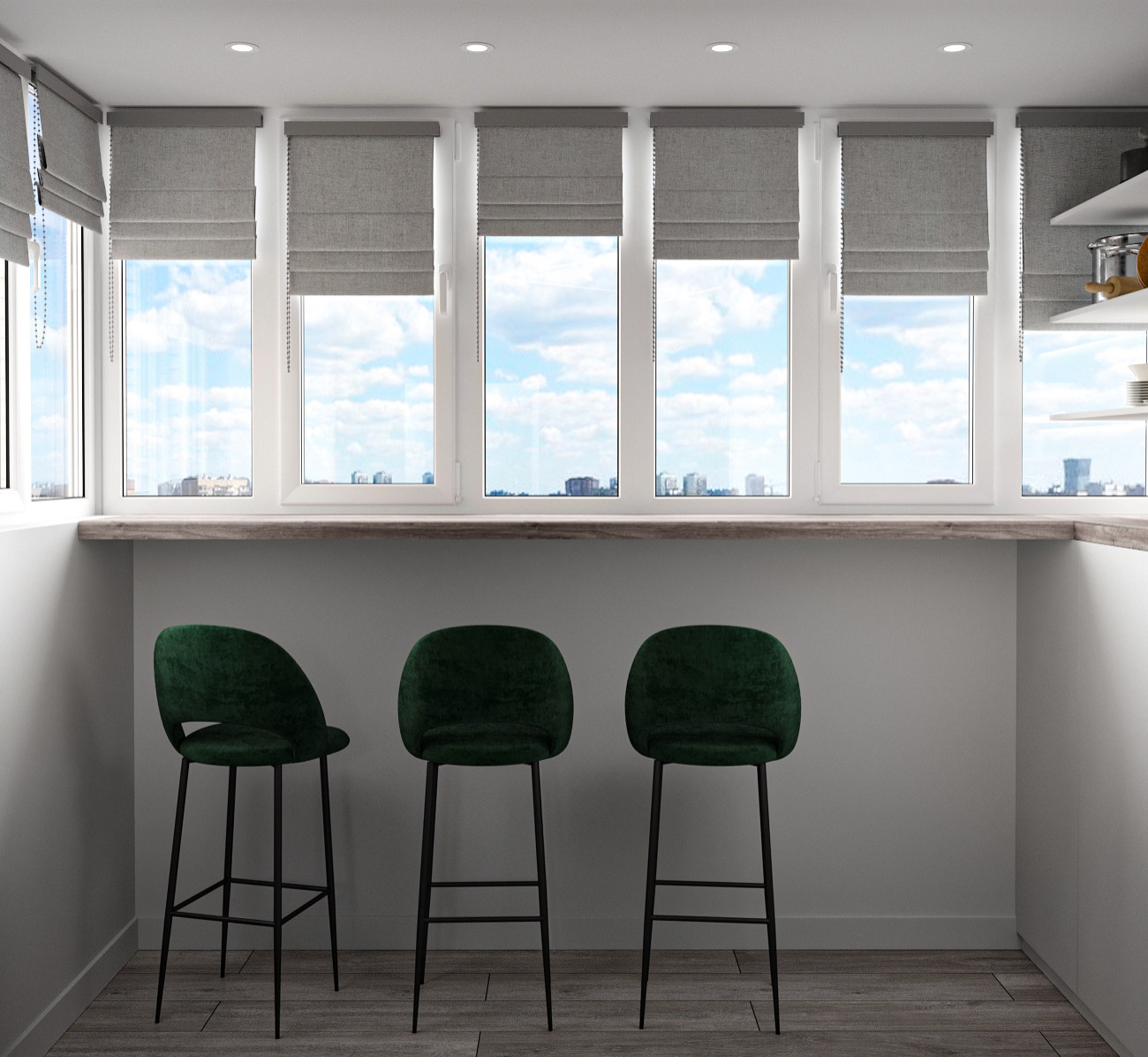 Минималистичная квартира с перетекающими гармоничными пространствами.