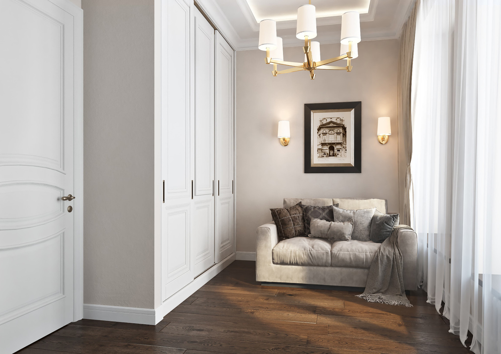 Дизайн и ремонт квартиры в ЖК «Вандер Парк» — Назад в будущее