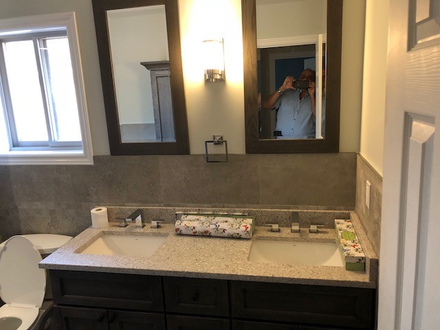 Major Bathroom Remodeling in 2 Oakville Bathrooms