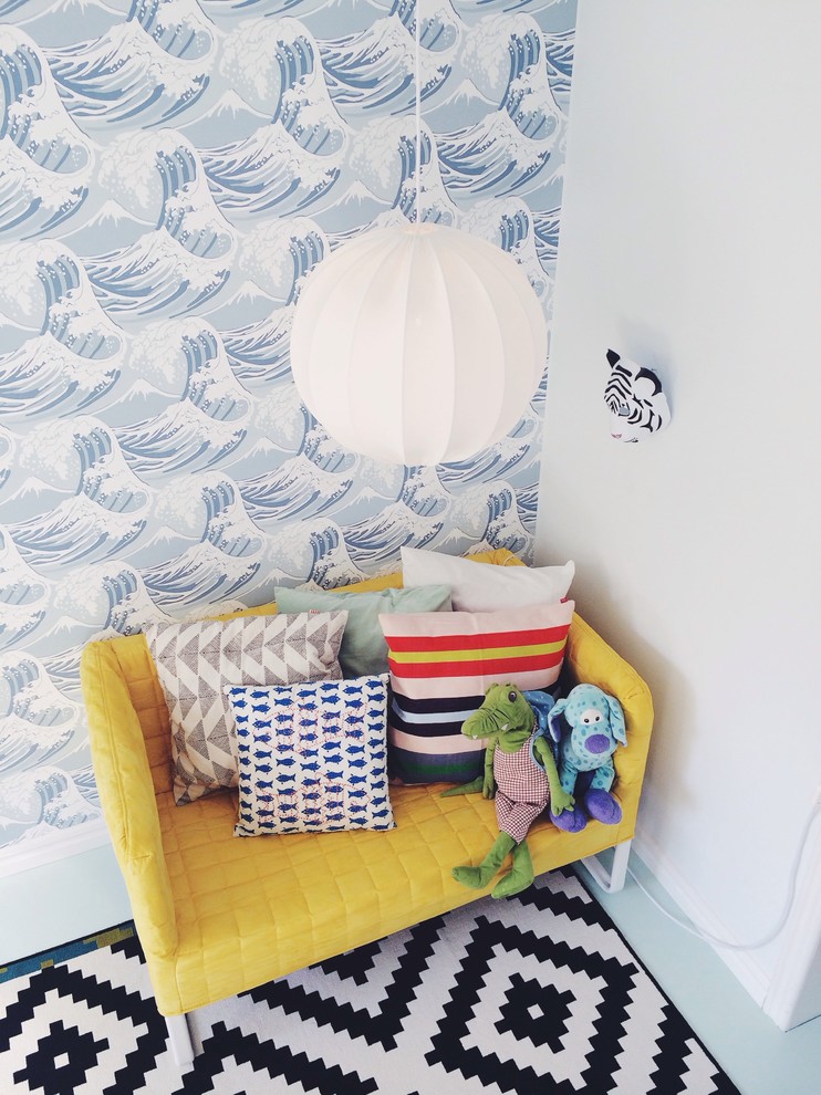 This is an example of a scandinavian kids' room in Stockholm.