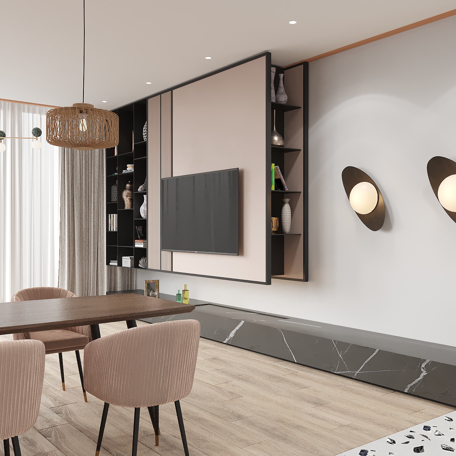 Яркие апартаменты