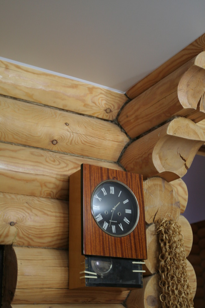 Натяжные потолки в деревянном срубовом доме