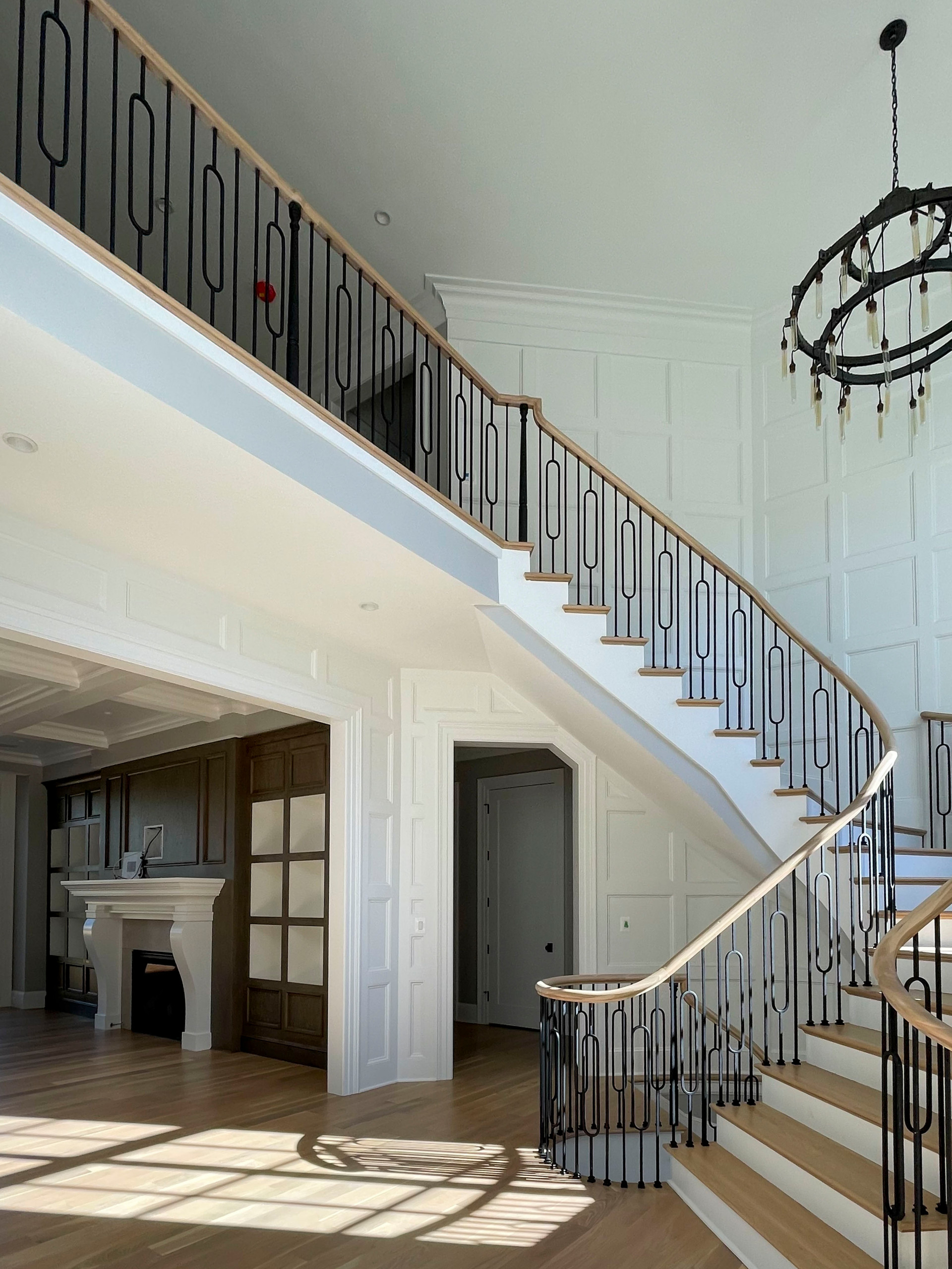 95_Remarkable and elegant floating elliptical staircase, McLean, VA 22101