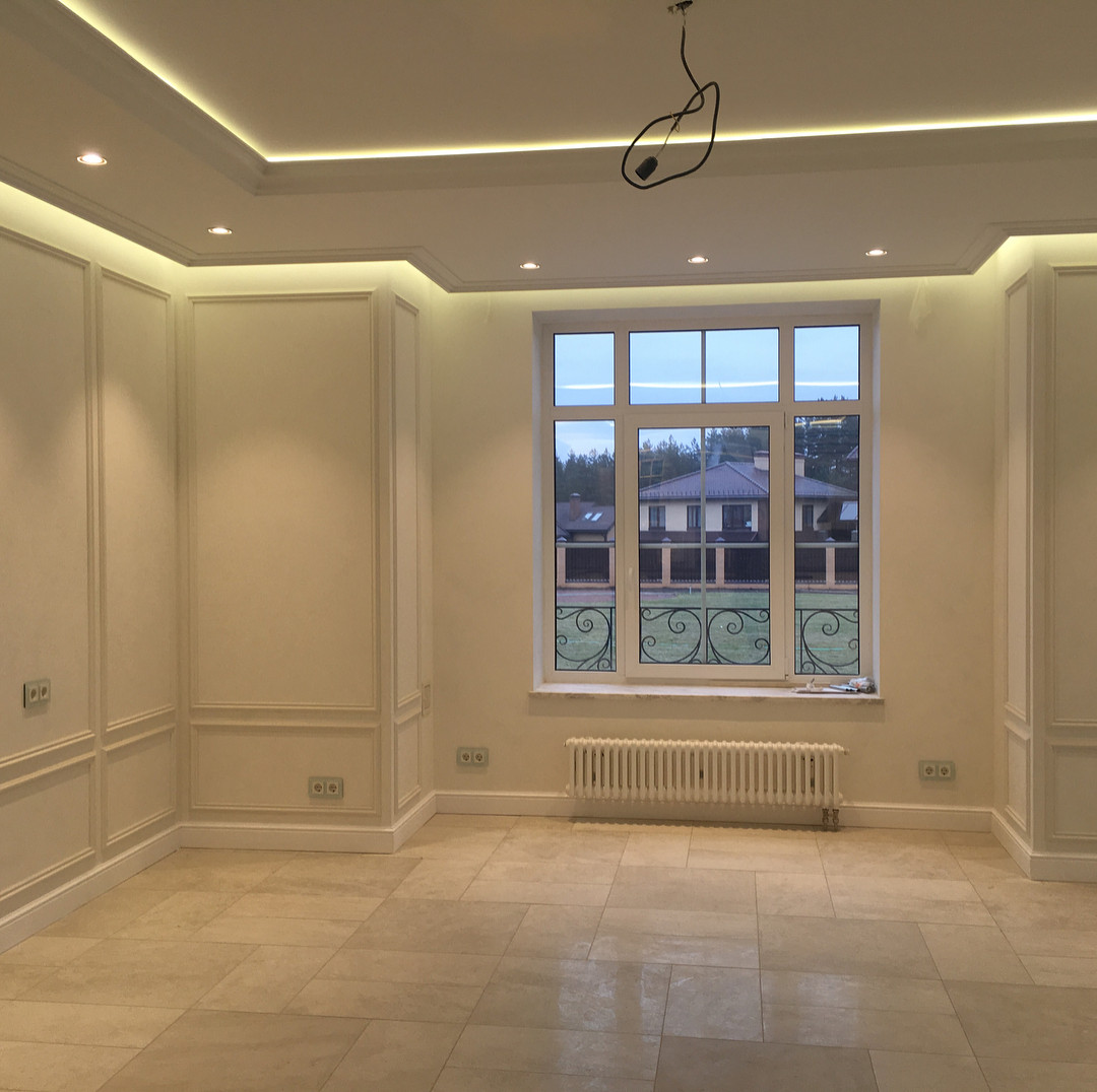 Отделка стен загородного дома. г. Всеволожск