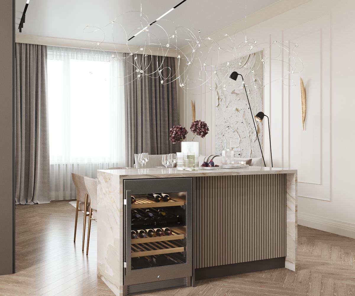 Дизайн проект в г. Москва. ул. Раменки