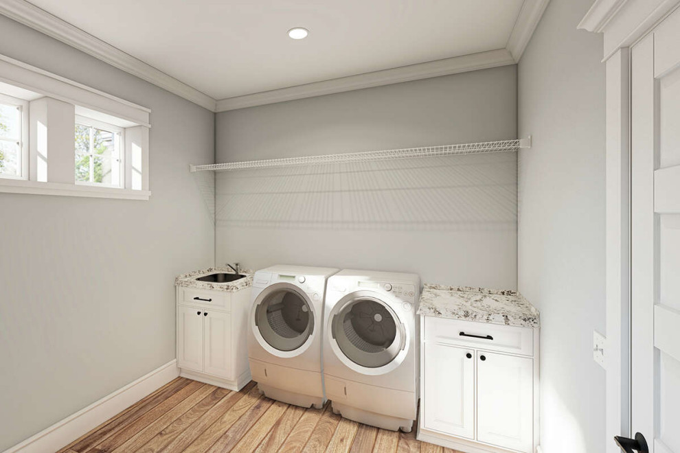 Inspiration for a country laundry room in Atlanta.
