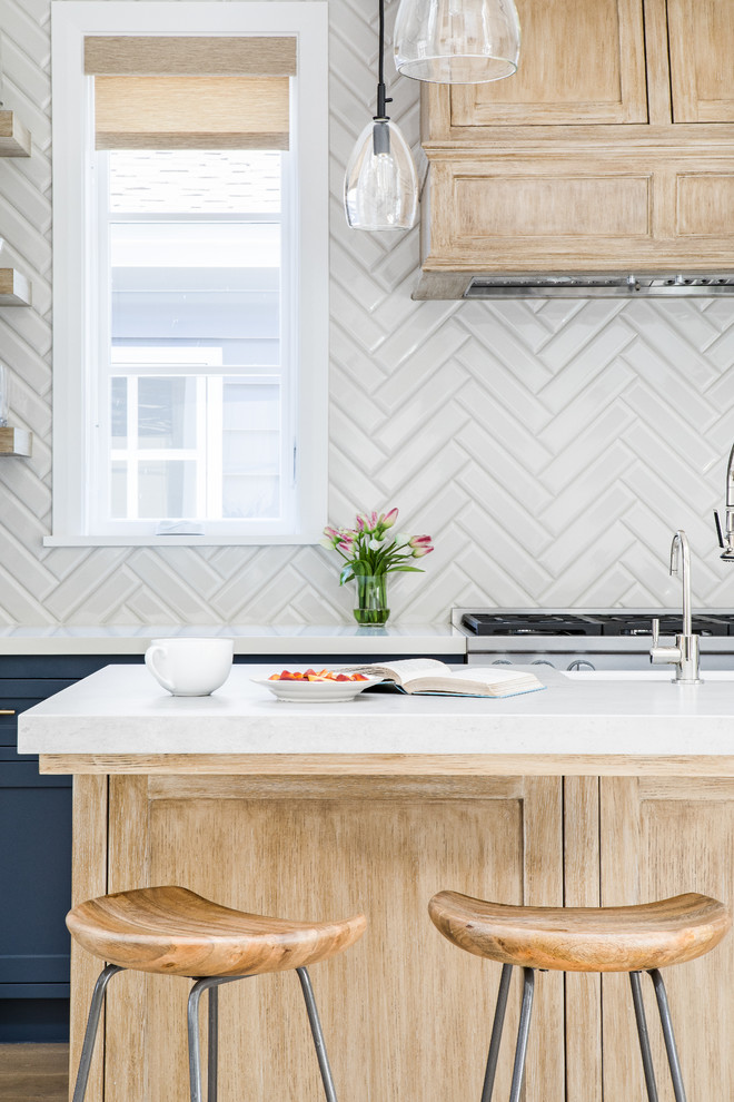 Transitional home design photo in Orange County