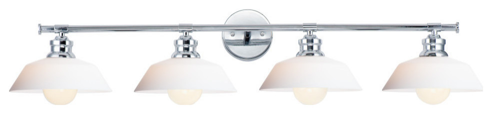 Willowbrook 4-Light 42.25" Wide Polished Chrome Wall Sconce