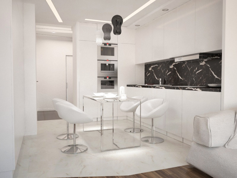 Чёрно белый минимализм