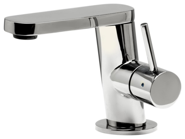 Ultra Modern Polished Stainless Steel Bathroom Faucet Contemporary Bathroom Sink Faucets By Dazzling Spaces