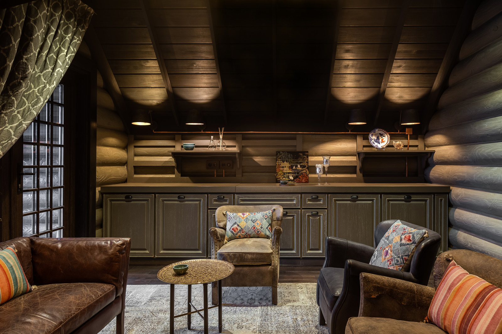 Комната отдыха в стиле шале