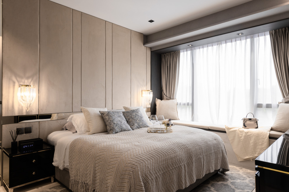 Photo of a modern bedroom in Singapore.