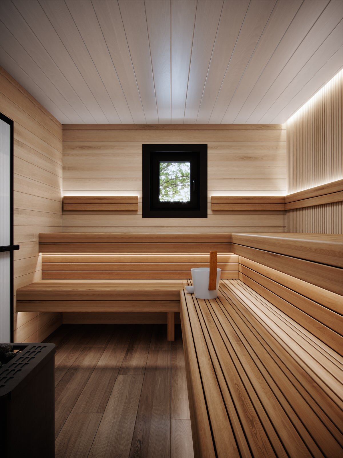 Дизайн интерьера загородного дома из бруса