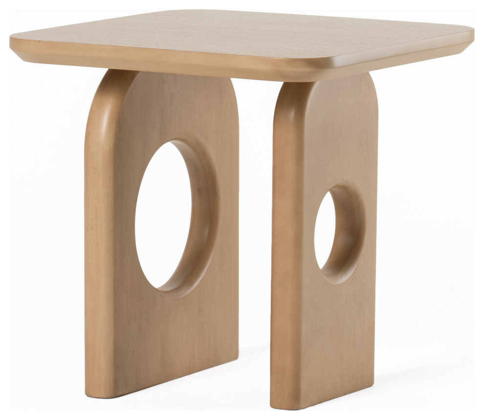 Nova Domus Oshana Modern White Oak End Table