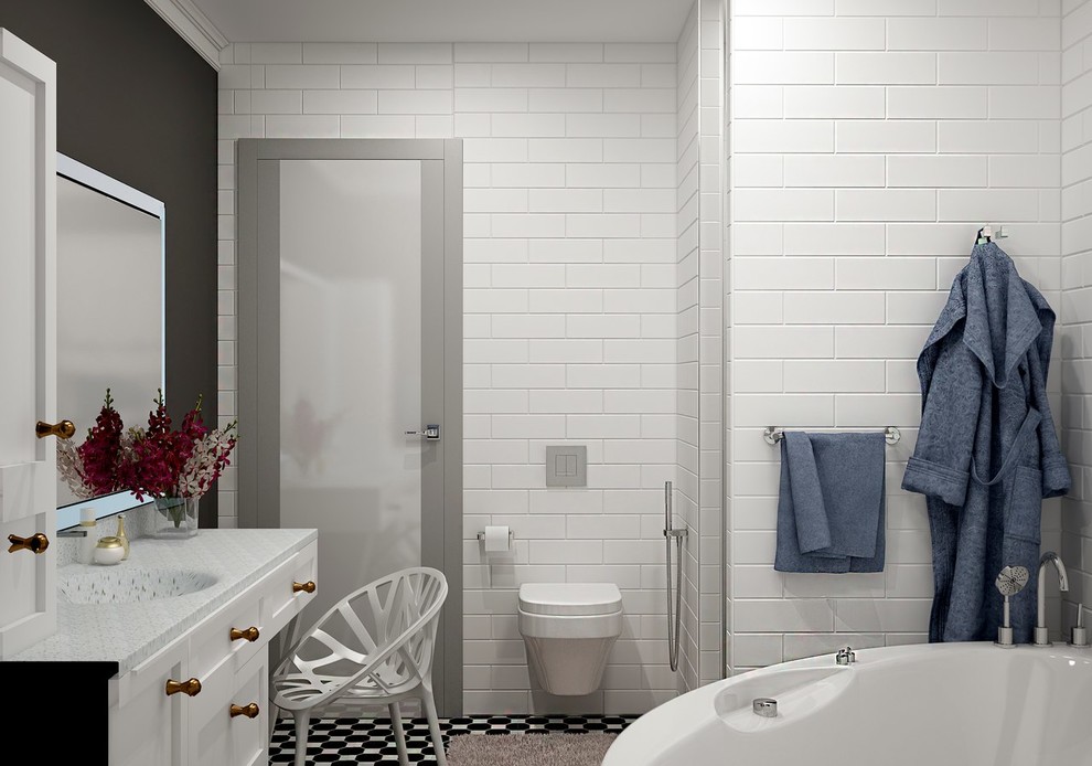 Квартира с элементами неоклассики