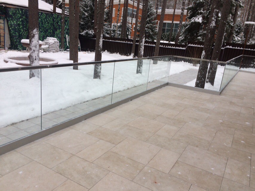 Ограждения террасы по периметру